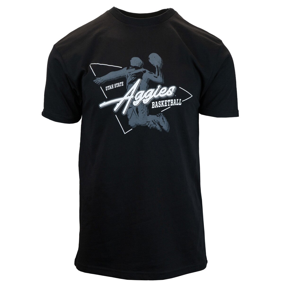 Utah State Aggies Basketball Unisex T-Shirt black